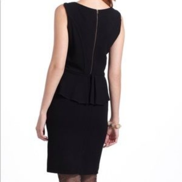 GANNI Anthropologie Miss Marple Split Peplum Dress - Picture 2 of 4